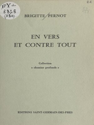 cover image of En vers et contre tout